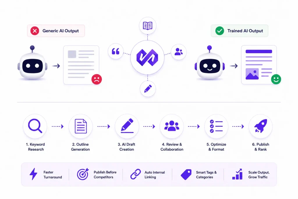 scale posts output to generate leads