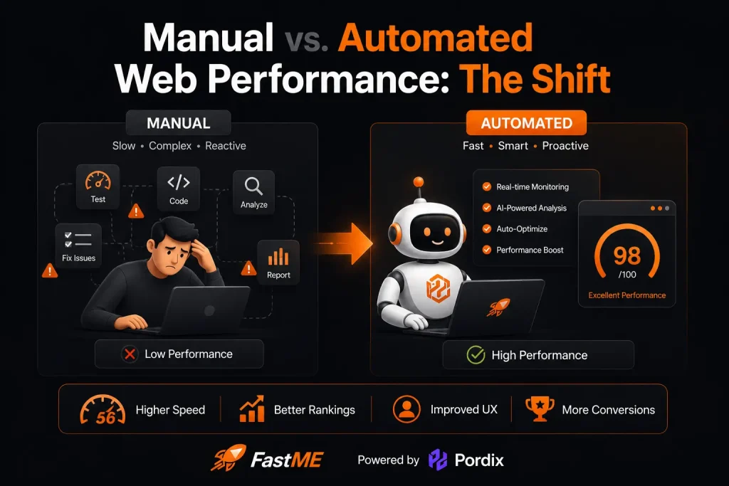 manual vs automated web performance optimization