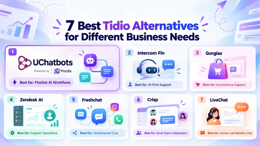 7 Best Tidio Alternatives