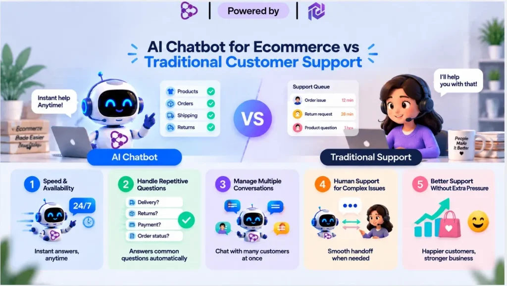 Ai vs human chat support