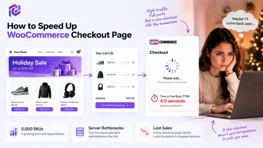 speed up woocommerce checkout page