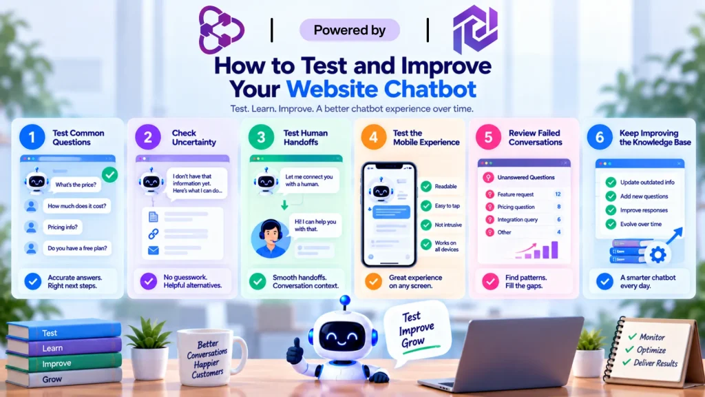How To Test And Improve Your Website Chatbot