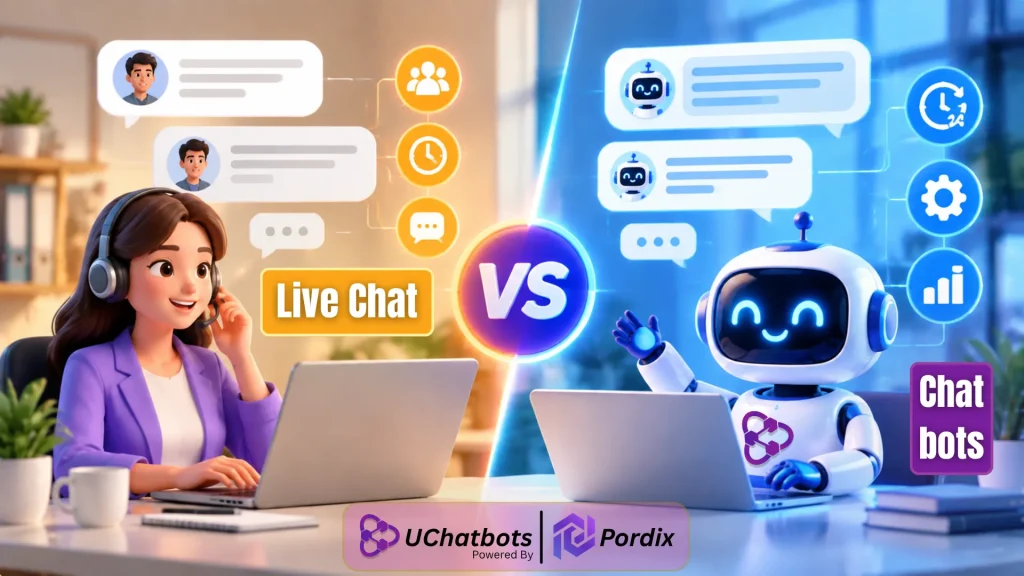live chat vs chatbots live chat vs chatbots