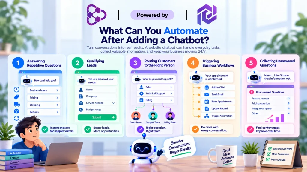 What Can You Automate After Adding a Chatbot?