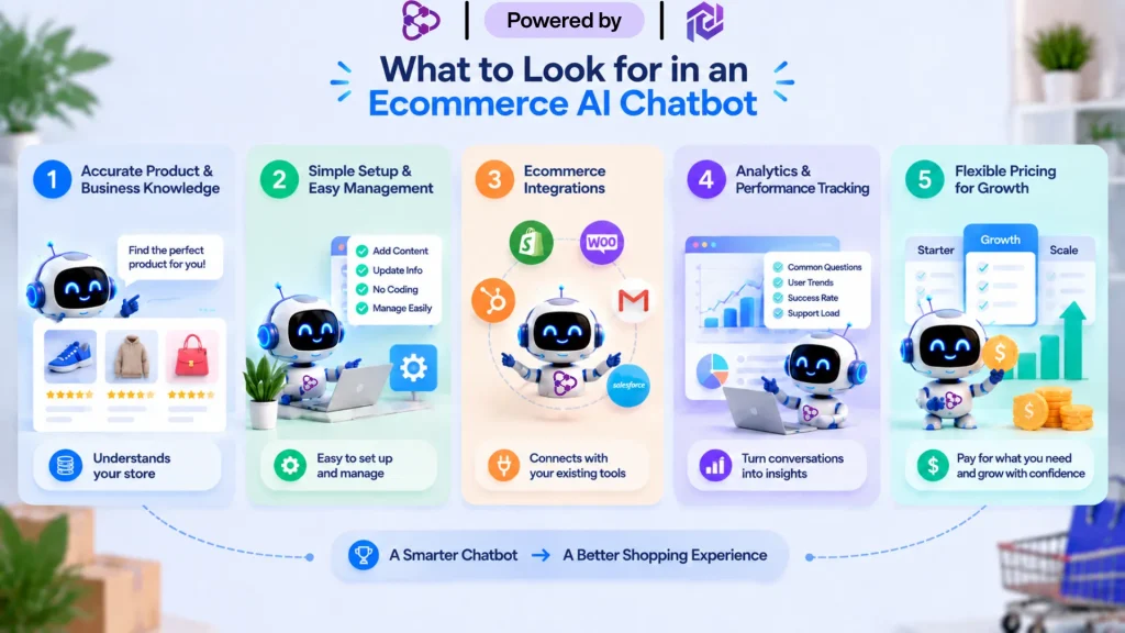 What To Look For In An Ecommerce AI Chatbot