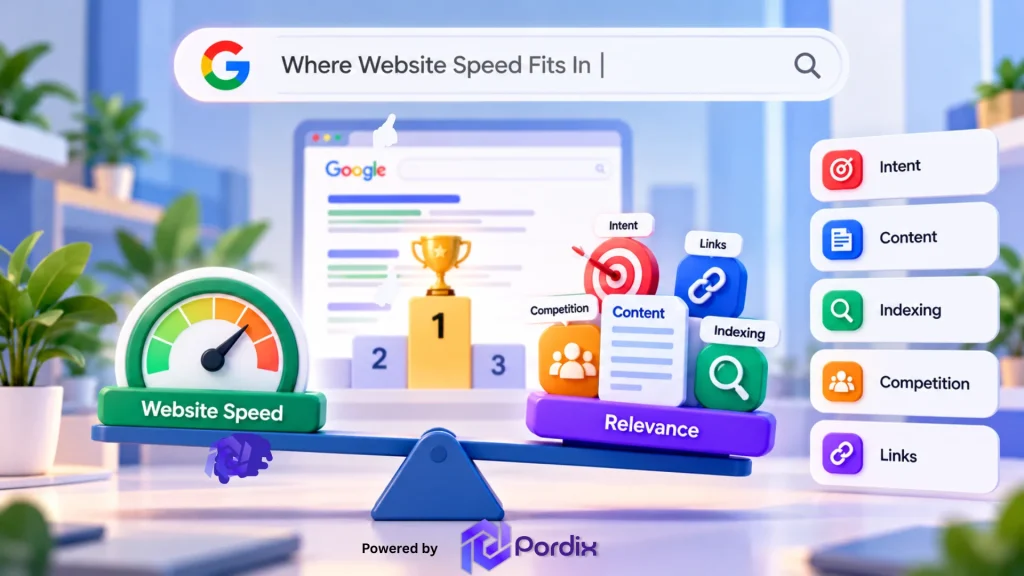Where Website Speed Fits In Ranking 
