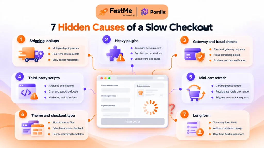why is my woocommerce checkout slow