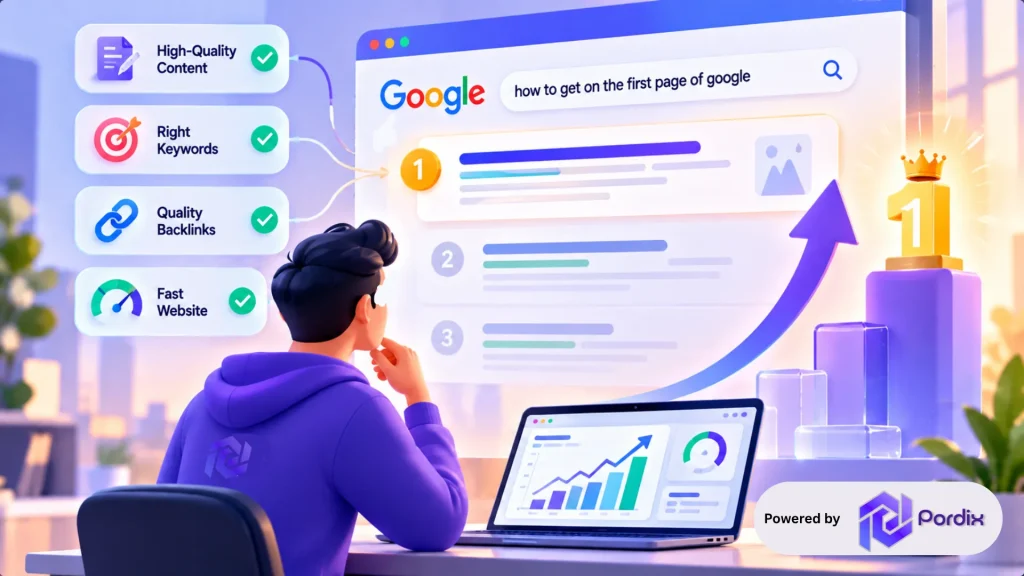 how to get on the first page of google how to get on the first page of google